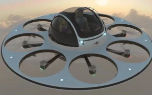 This I.F.O is a real life UFO with eight engines on the go