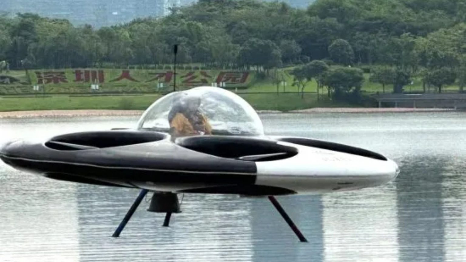 Watch as incredible ‘UFO taxi’ EV takes off during test flight ahead of potential debut – & it can carry two passengers