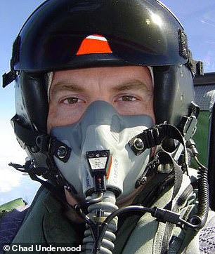 F-18 pilot Lieutenant Chad Underwood