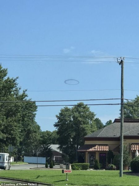 Ominous black ring appears over US state