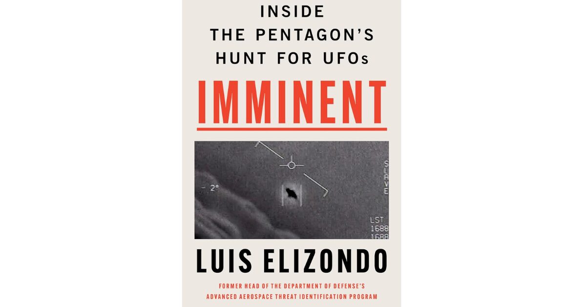 Luis Elizondo's new book 'Imminent' is said to hit the shelves  on August 20