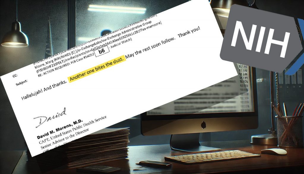 New Documents Highlight NIH Adviser’s Controversial Handling of Emails and FOIA Requests