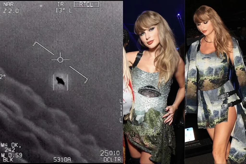 Does Taylor Swift’s UFO outfit mean she believes in life on other planets?