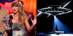 Taylor Swift’s Second VMAs Dress Includes Easter Egg for ‘Down Bad’