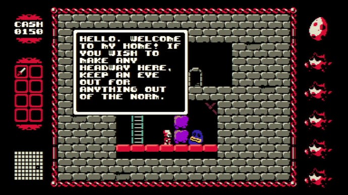 The hero in Barbuta is given advice and told to look for things out of the ordinary.