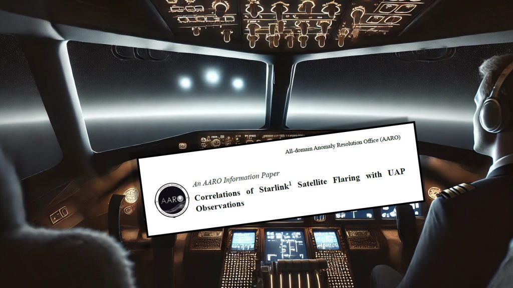 AARO Releases Document and Video Explaining Satellite Flares as a UAP Misidentification Source