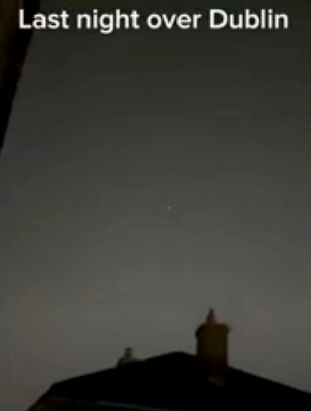 Mysterious objects spotted in the sky above Dublin