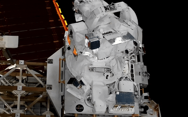 CODEX in action aboard the ISS. Credit: NASA