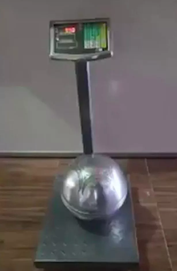 The sphere had increased in weight since it landed and was now five times heavier than when it first appeared