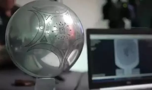 The sphere's flight was allegedly interrupted after it struck a power cable