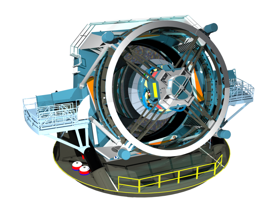 Artist impression of the completed LSST (Credit : LSST Press Office)