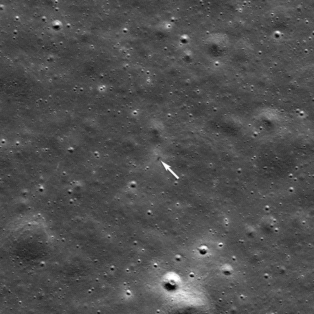 NASA’s LRO Views ispace HAKUTO-R Mission 2 Moon Lander Impact Site