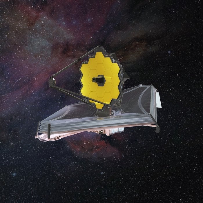 Artist impression of the James Webb Space Telescope (Credit : Northrup Grumman)