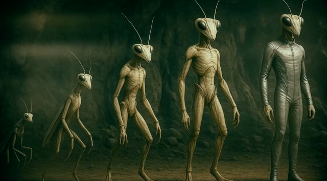 The humanoid Mantis Beings: Have they been here since ancient times?