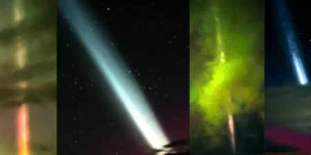 Mysterious streak of light appears over the U.S.