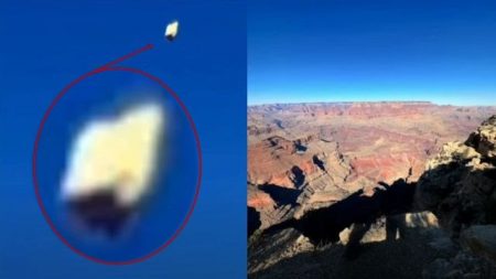 High-Speed UFO Caught Over Grand Canyon in Split-Second Footage