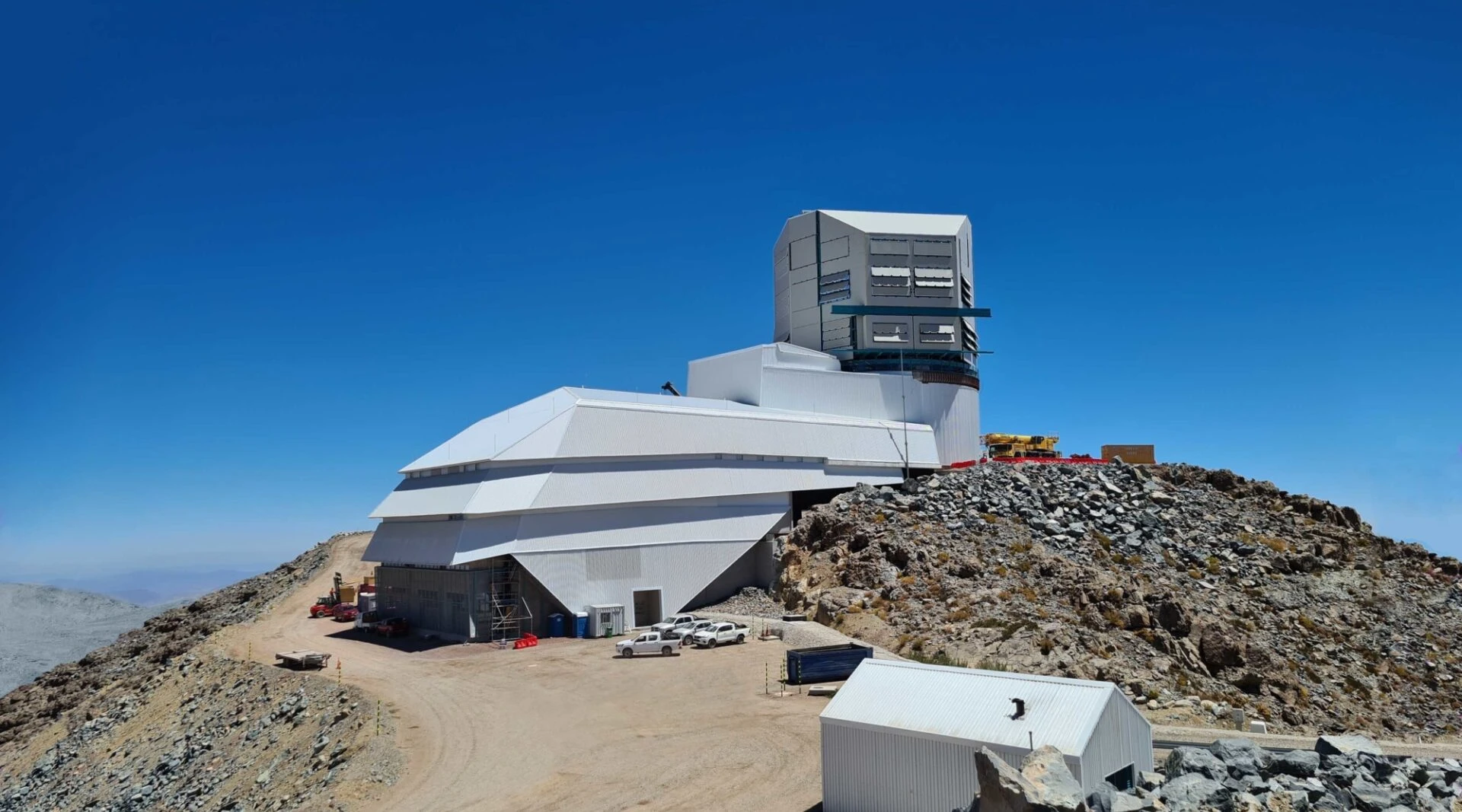 The Vera C. Rubin Observatory pictured atop Cerro Pachón in Chile. Credit: NSF/DOE