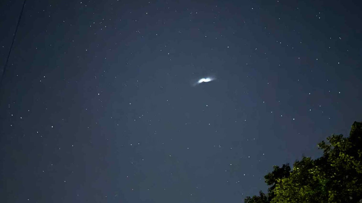 Object in the night sky