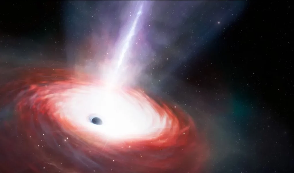 An Ultra-Fast Outflow Causes Scientists To Lower Mass Estimates Of The Brighest Quasar In the Universe