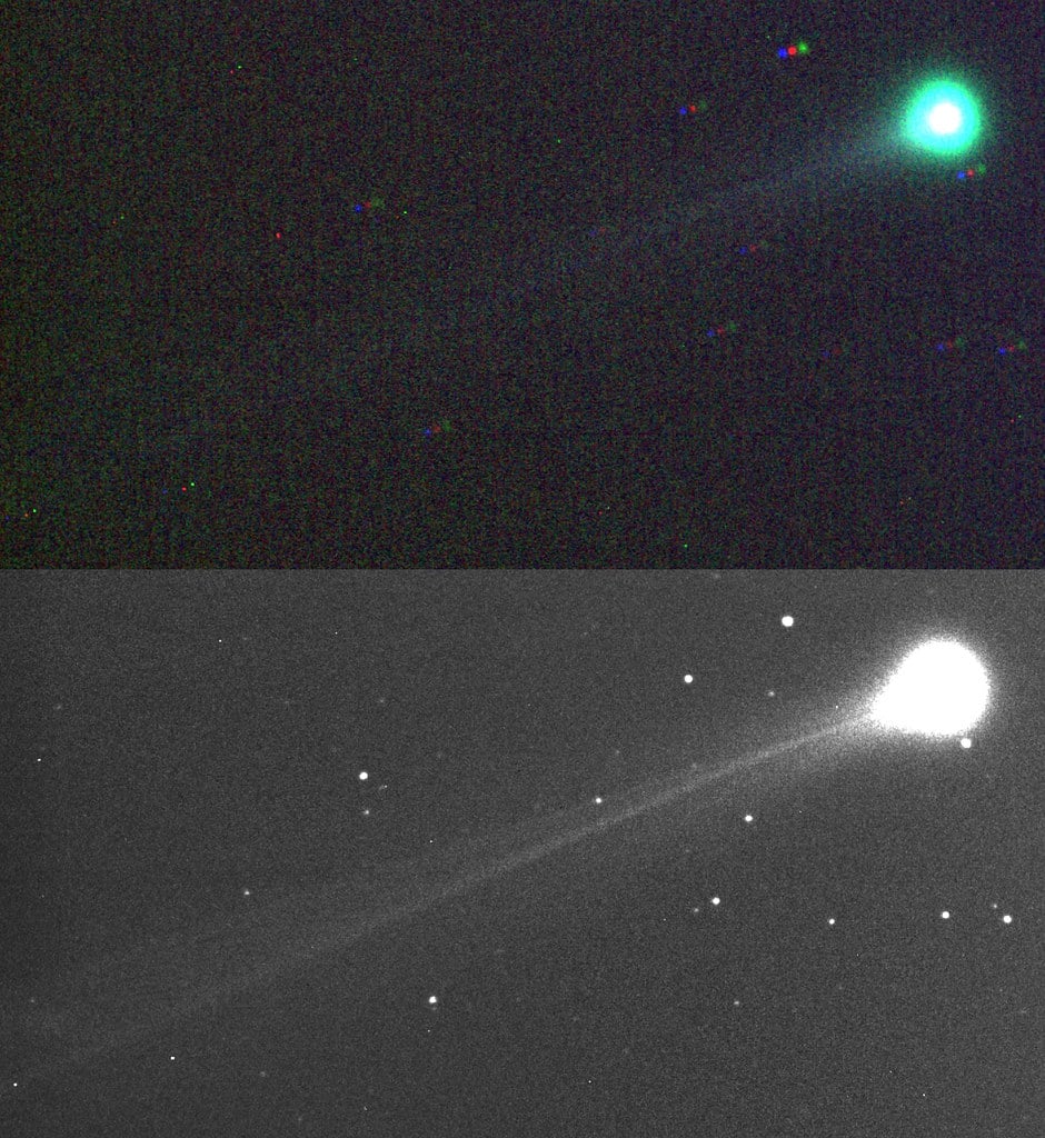 Filipp's early image of Comet C/2025 R2 SWAN. Credit: Filipp Romanov/iTelescope.