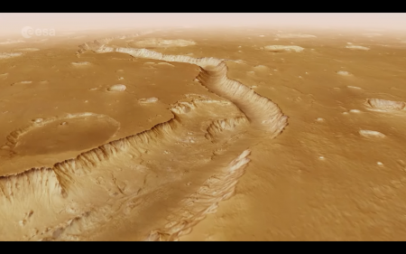 Take a Flight Over the Martian Surface with the ESA’s Mars Express