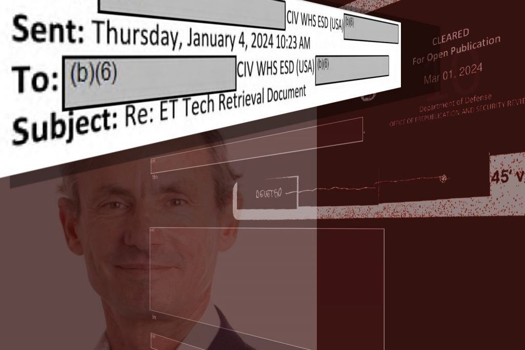 Inside the Pentagon’s Review of Christopher Mellon’s Alleged UFO Crash Retrieval Text